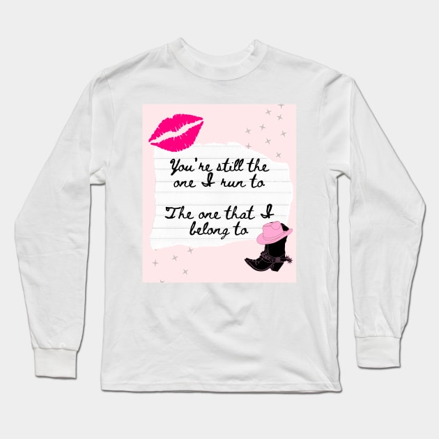 You're Still the One Shania Twain Long Sleeve T-Shirt by madiwestdal